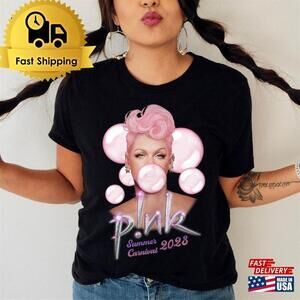 Pnk Summer Carnival  Trustfall Album Tee P1nk Singer Tour Unisex